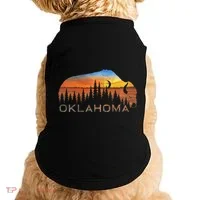 Oklahoma Sunset Buffalo Doggie Tank thumb 0