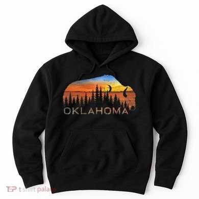 Oklahoma Sunset Buffalo Hoodie