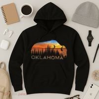 Oklahoma Sunset Buffalo Hoodie thumb 3