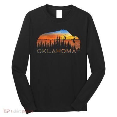 Oklahoma Sunset Buffalo Long Sleeve Shirt