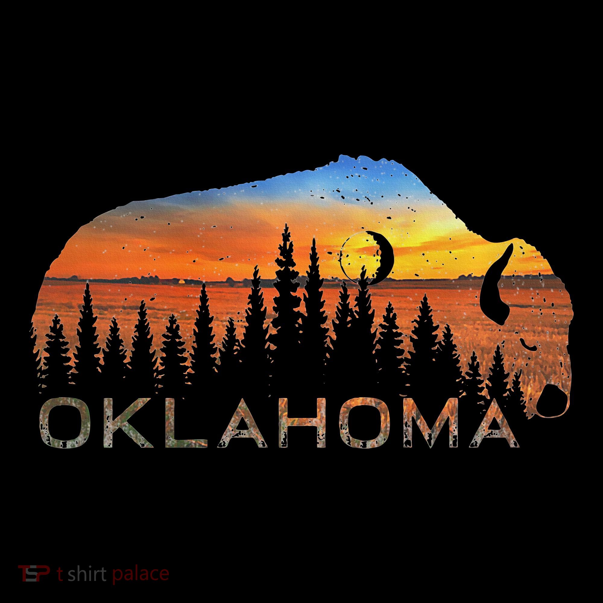 Oklahoma Sunset Buffalo Sweatshirt