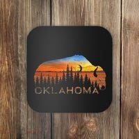 Oklahoma Sunset Buffalo Coaster thumb 0