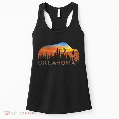 Oklahoma Sunset Buffalo Women's Tank Top