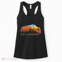 Oklahoma Sunset Buffalo Women's Tank Top thumb 0
