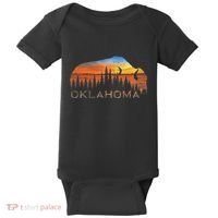 Oklahoma Sunset Buffalo Baby Bodysuit thumb 0