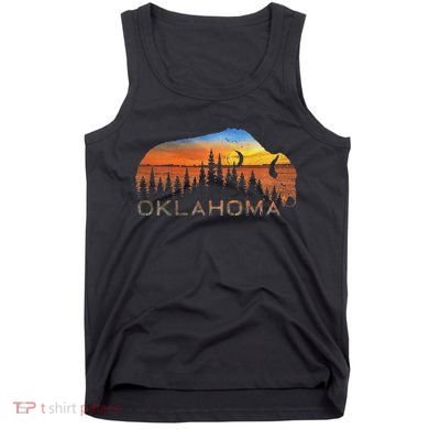 Oklahoma Sunset Buffalo Tank Top