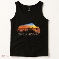 Oklahoma Sunset Buffalo Tank Top thumb 2