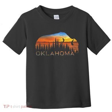 Oklahoma Sunset Buffalo Toddler T-Shirt
