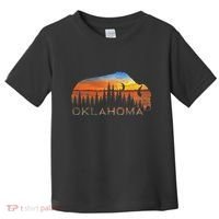 Oklahoma Sunset Buffalo Toddler T-Shirt thumb 0
