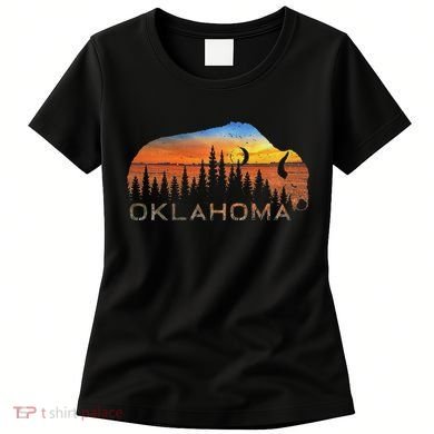Oklahoma Sunset Buffalo Women's T-Shirt