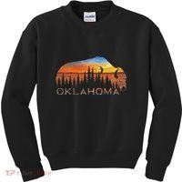 Oklahoma Sunset Buffalo Kids Sweatshirt thumb 0