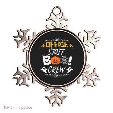 Office Staff Boo Crew Funny Halloween Matching Costume Ornament