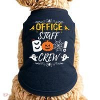 Office Staff Boo Crew Funny Halloween Matching Costume Doggie Tank thumb 0