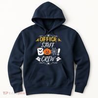 Office Staff Boo Crew Funny Halloween Matching Costume Hoodie thumb 0