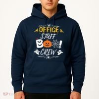 Office Staff Boo Crew Funny Halloween Matching Costume Hoodie thumb 2