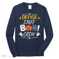 Office Staff Boo Crew Funny Halloween Matching Costume Long Sleeve Shirt thumb 0
