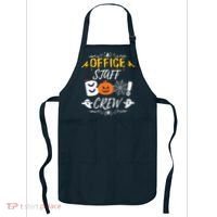Office Staff Boo Crew Funny Halloween Matching Costume Apron thumb 0