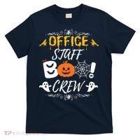 Office Staff Boo Crew Funny Halloween Matching Costume T-Shirt thumb 0