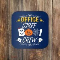 Office Staff Boo Crew Funny Halloween Matching Costume Coaster thumb 0