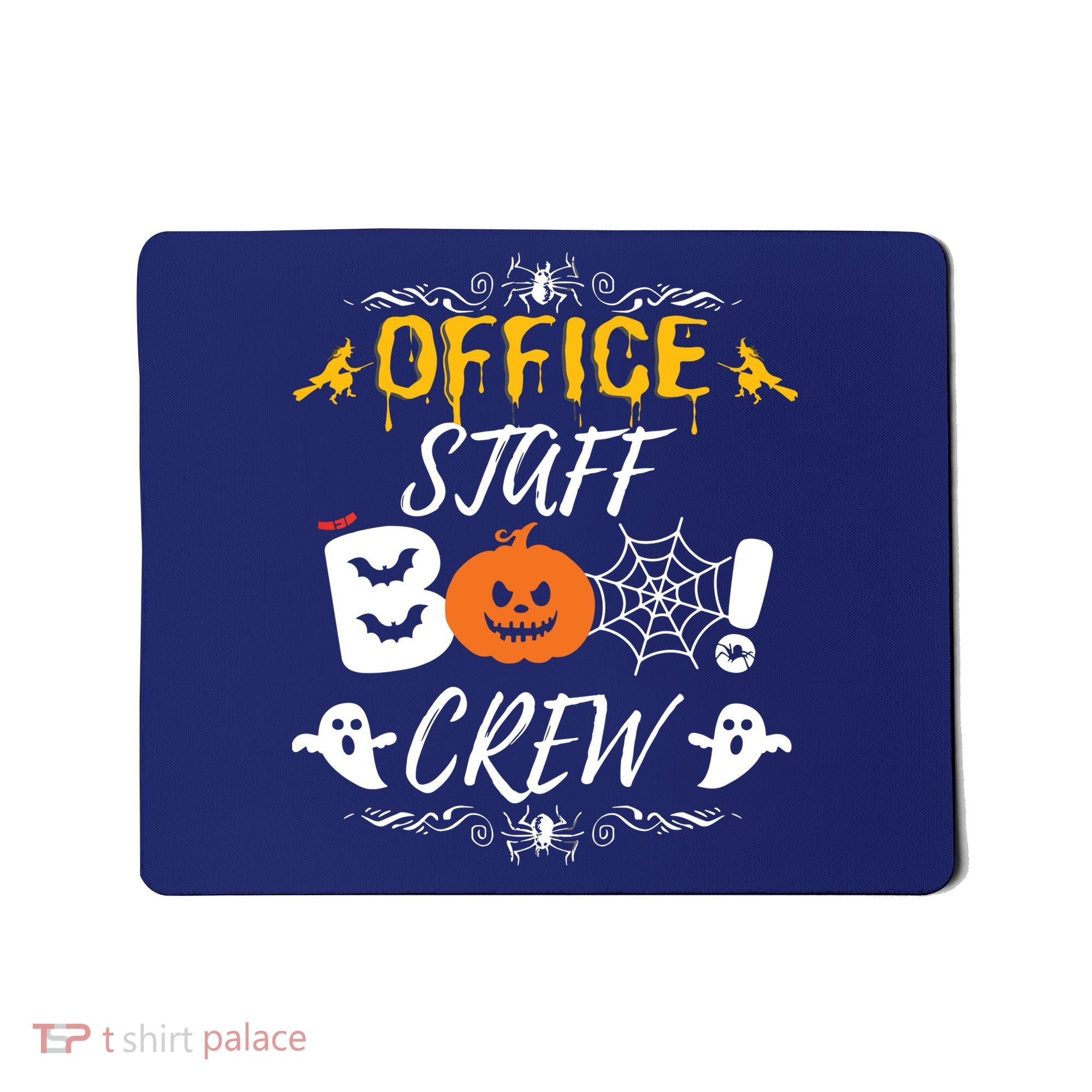 Office Staff Boo Crew Funny Halloween Matching Costume Mousepad