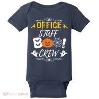 Office Staff Boo Crew Funny Halloween Matching Costume Baby Bodysuit thumb 0