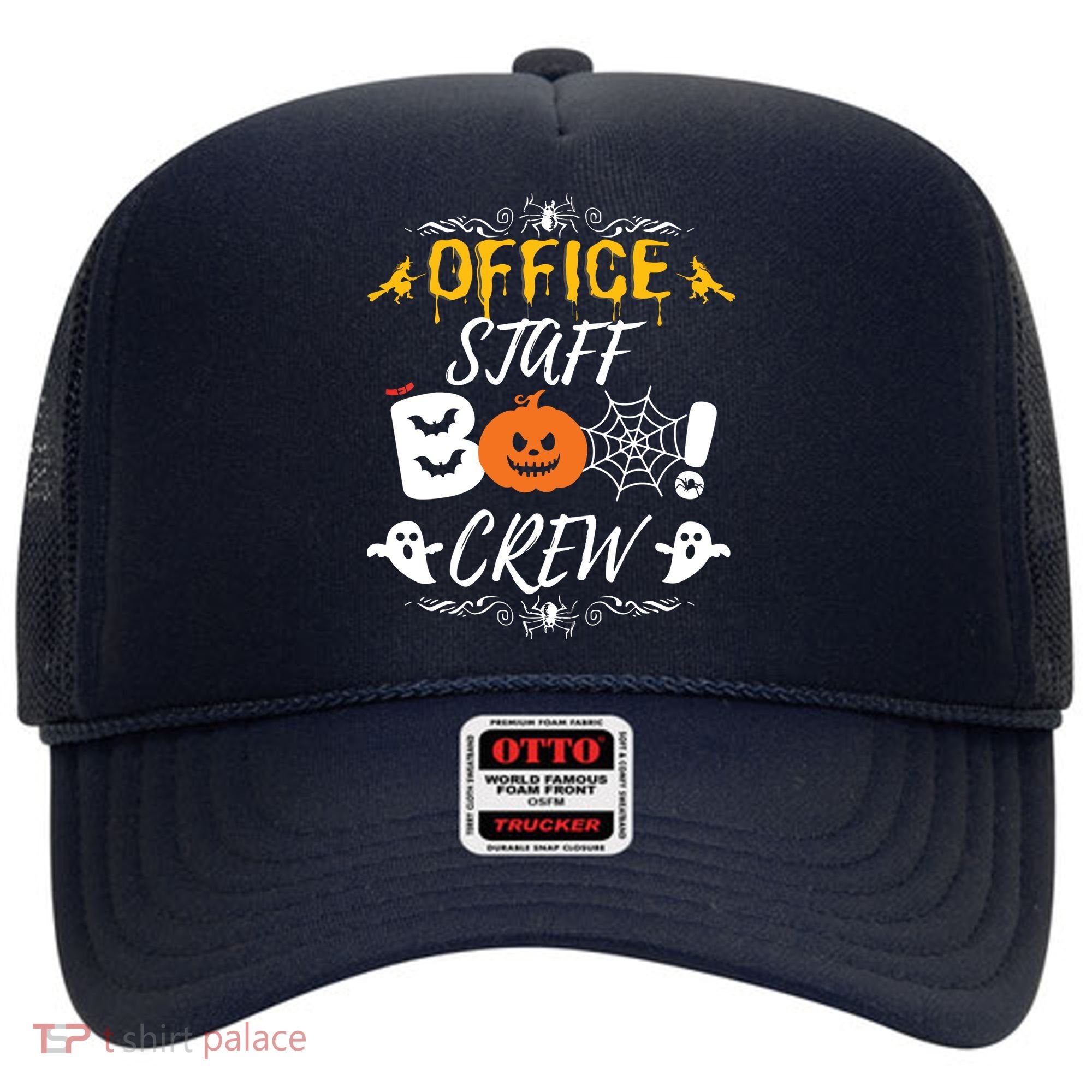 Office Staff Boo Crew Funny Halloween Matching Costume Hat