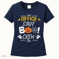 Office Staff Boo Crew Funny Halloween Matching Costume Women's T-Shirt thumb 0