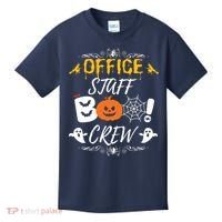 Office Staff Boo Crew Funny Halloween Matching Costume Kids T-Shirt thumb 0