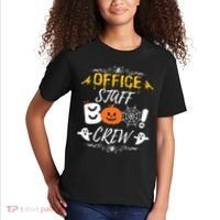 Office Staff Boo Crew Funny Halloween Matching Costume Kids T-Shirt thumb 2