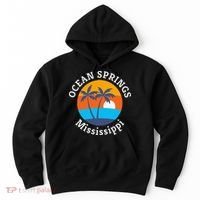 Ocean Springs Beach Mississippi Summer Vacation Souvenir Hoodie thumb 0