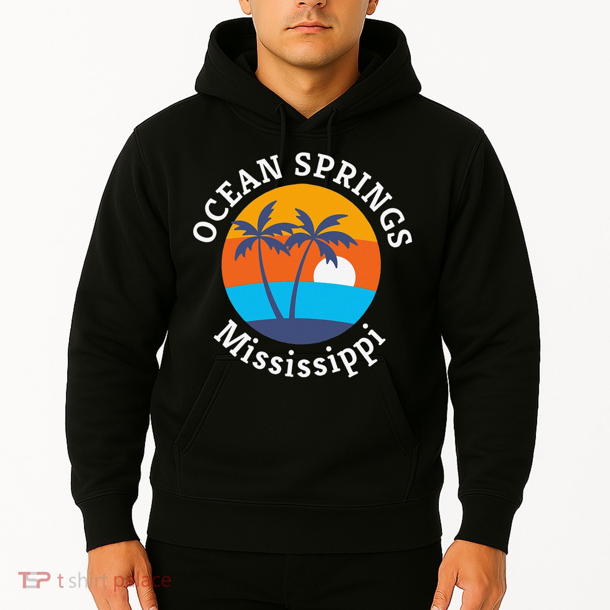 Ocean Springs Beach Mississippi Summer Vacation Souvenir Hoodie