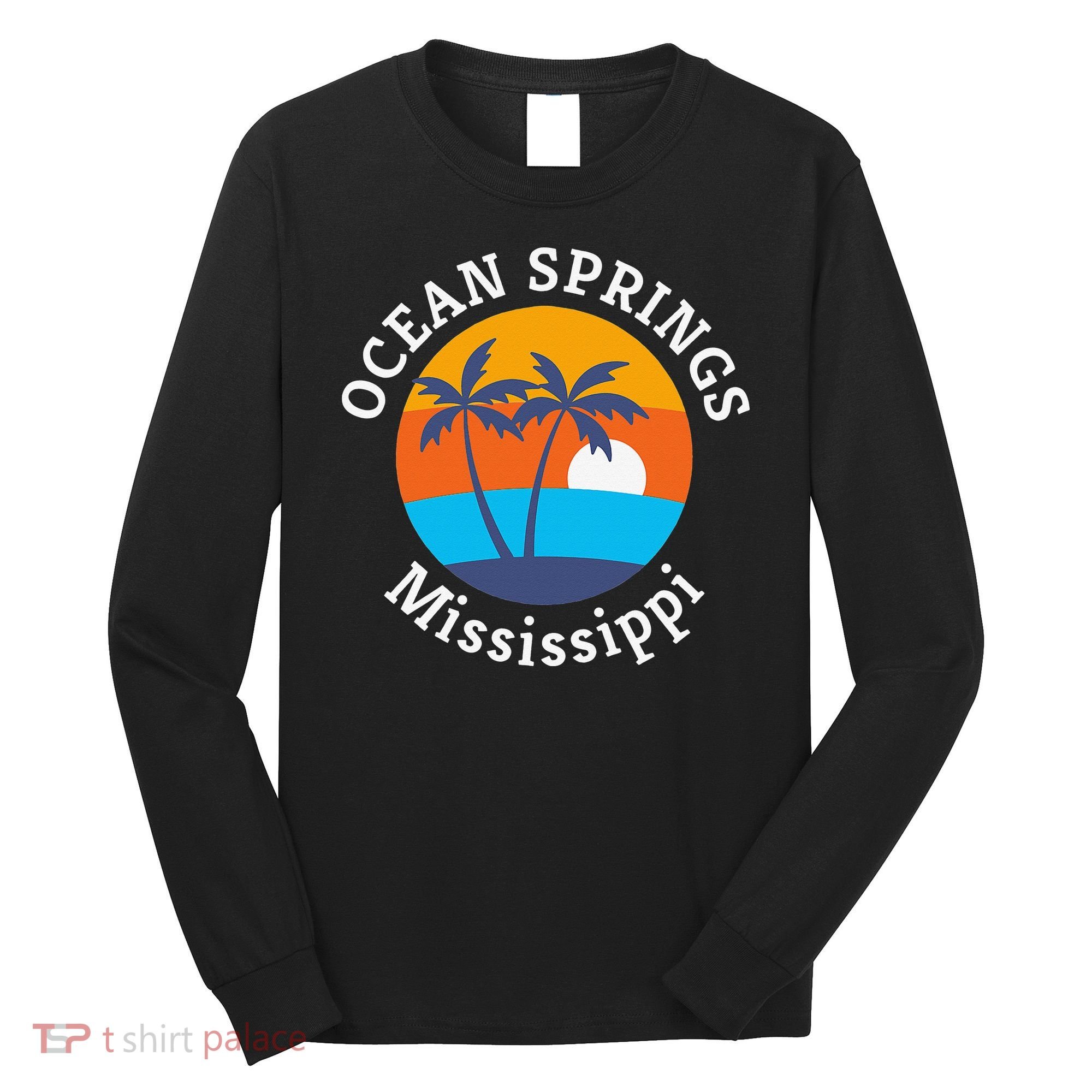 Ocean Springs Beach Mississippi Summer Vacation Souvenir Long Sleeve Shirt