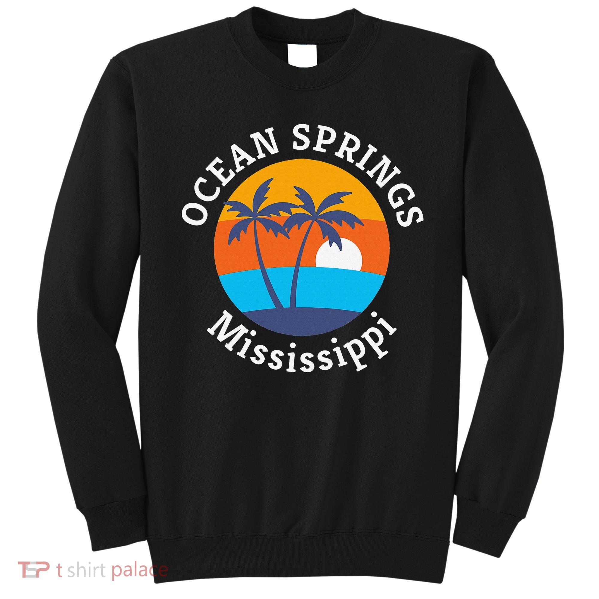 Ocean Springs Beach Mississippi Summer Vacation Souvenir Sweatshirt
