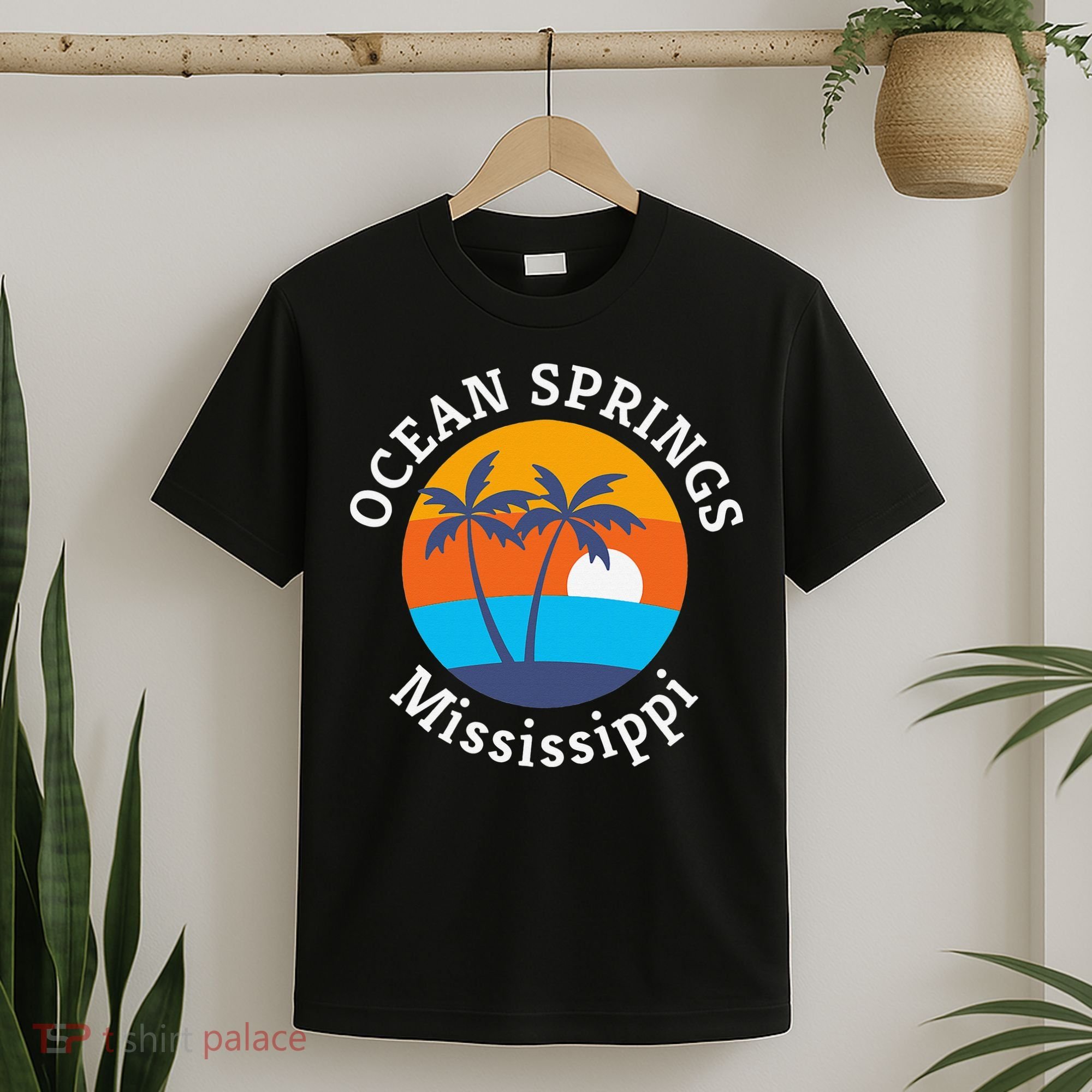 Ocean Springs Beach Mississippi Summer Vacation Souvenir T-Shirt