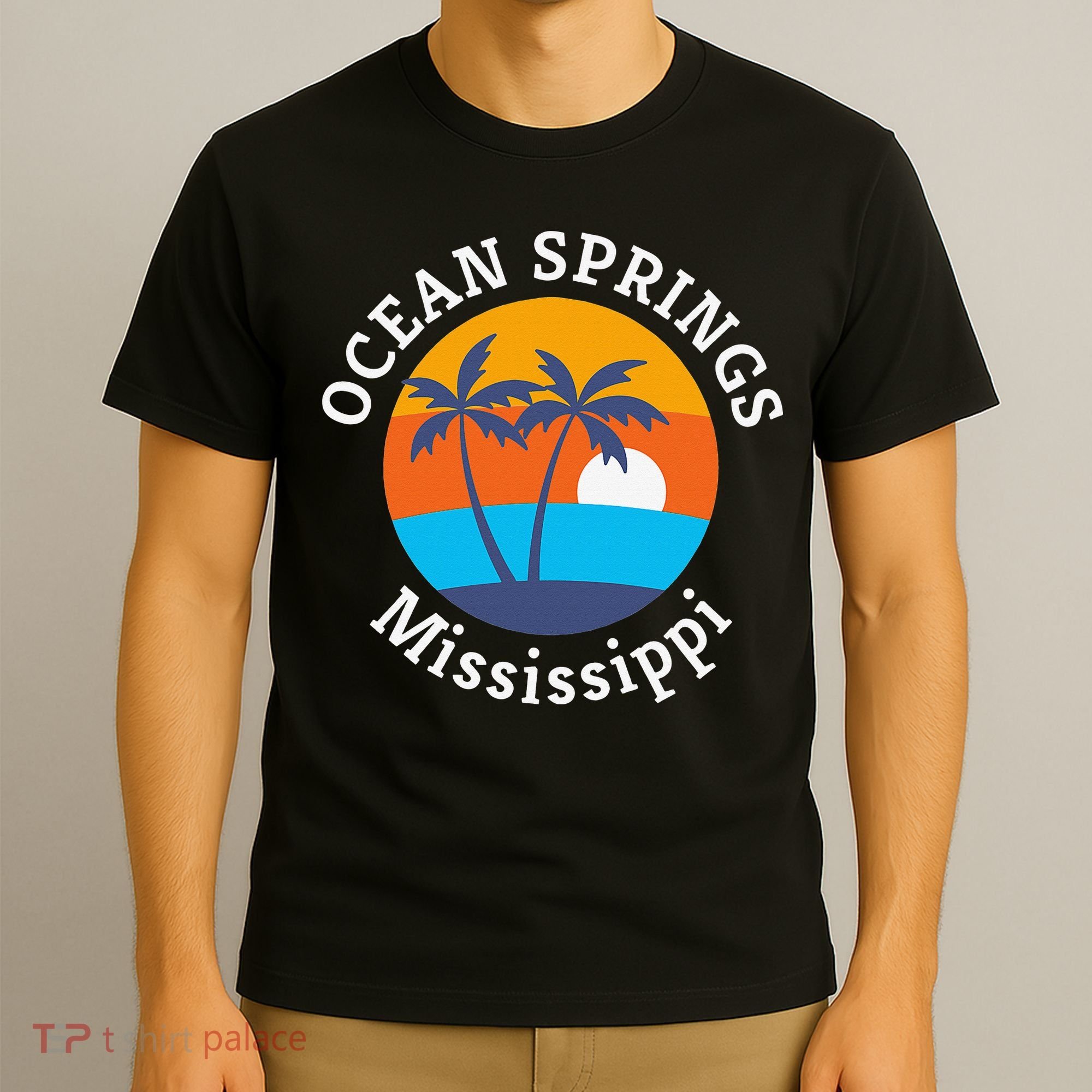 Ocean Springs Beach Mississippi Summer Vacation Souvenir T-Shirt