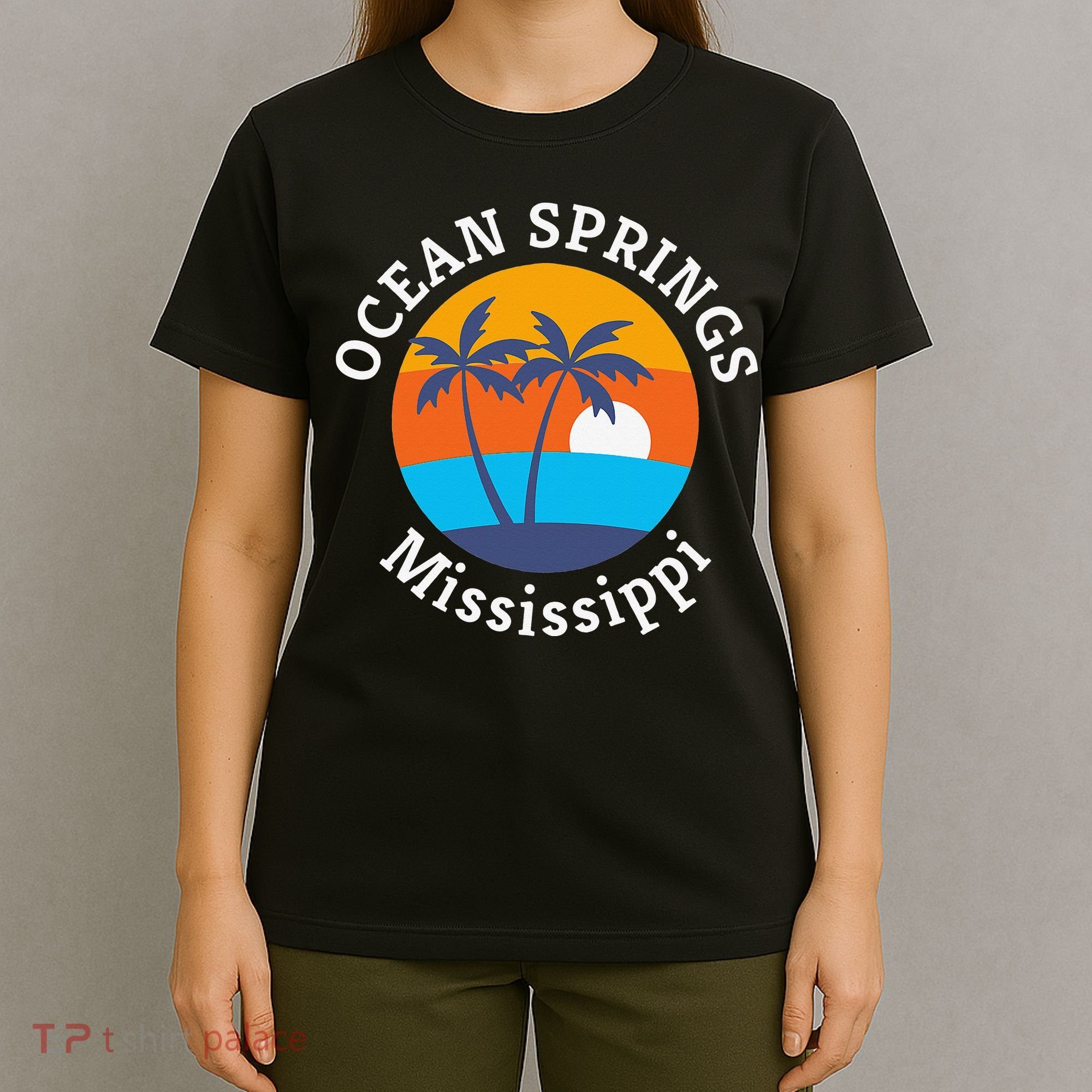 Ocean Springs Beach Mississippi Summer Vacation Souvenir T-Shirt