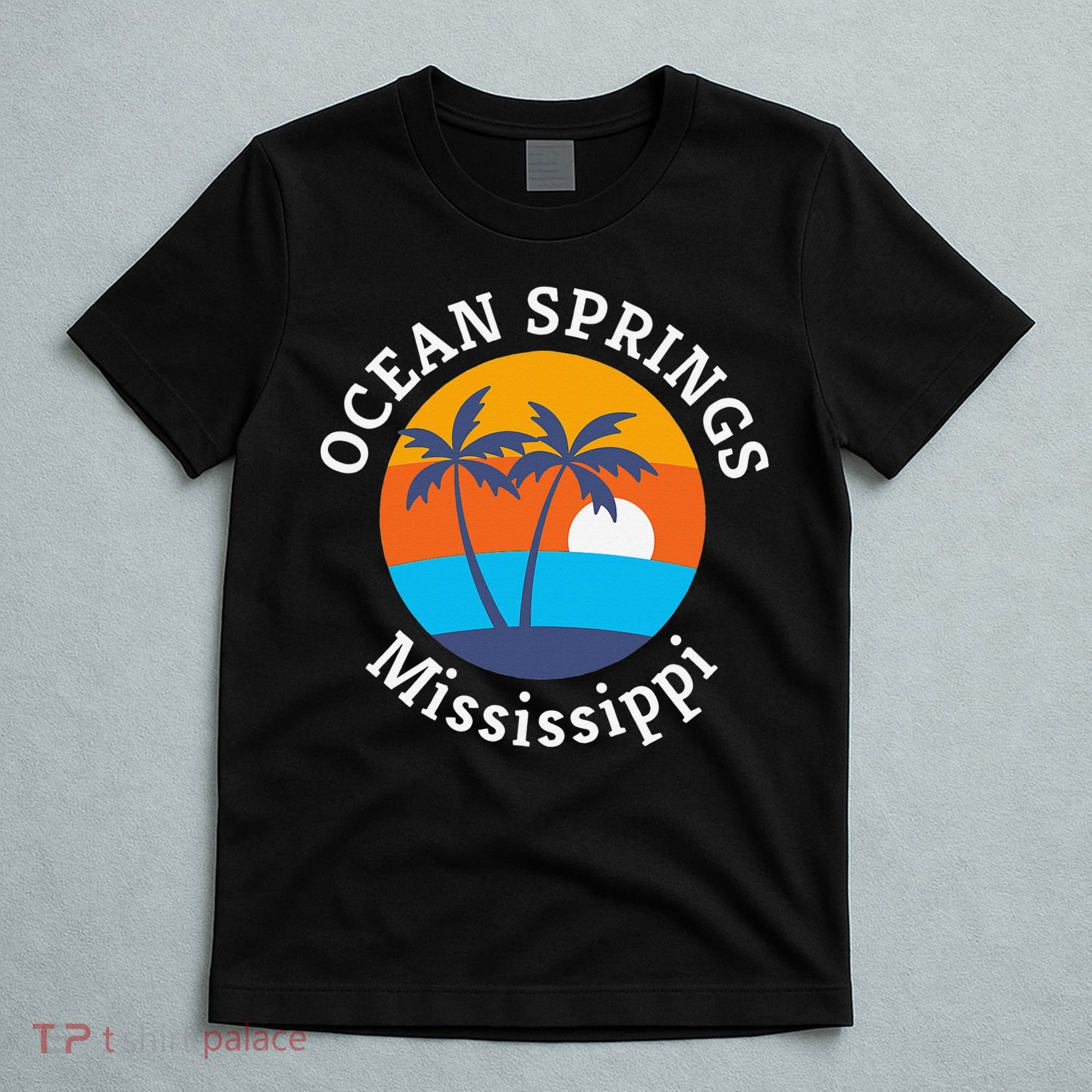 Ocean Springs Beach Mississippi Summer Vacation Souvenir T-Shirt