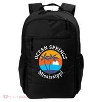 Ocean Springs Beach Mississippi Summer Vacation Souvenir Backpack thumb 0