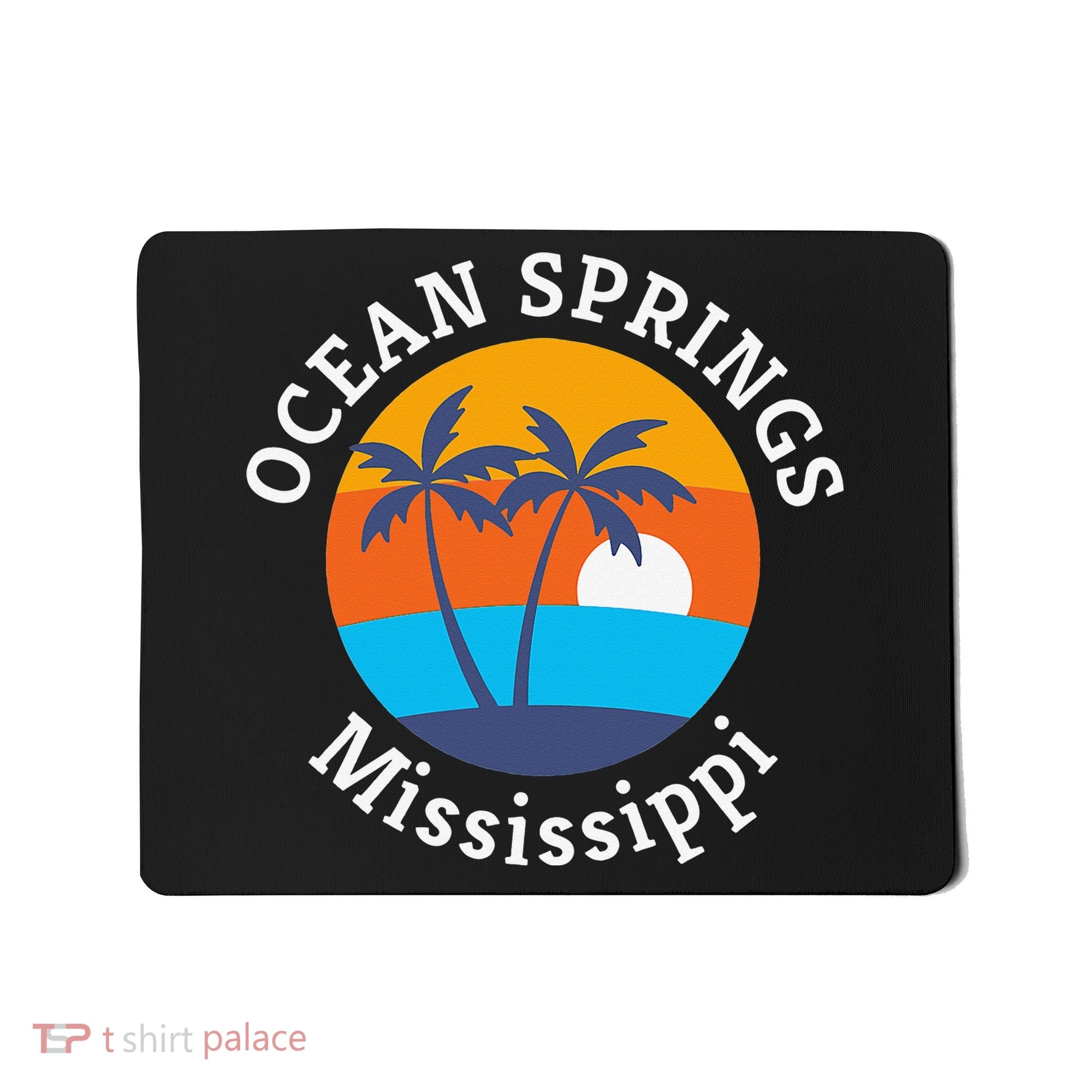 Ocean Springs Beach Mississippi Summer Vacation Souvenir Mousepad