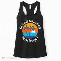 Ocean Springs Beach Mississippi Summer Vacation Souvenir Women's Tank Top thumb 0