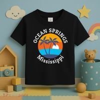 Ocean Springs Beach Mississippi Summer Vacation Souvenir Toddler T-Shirt thumb 3