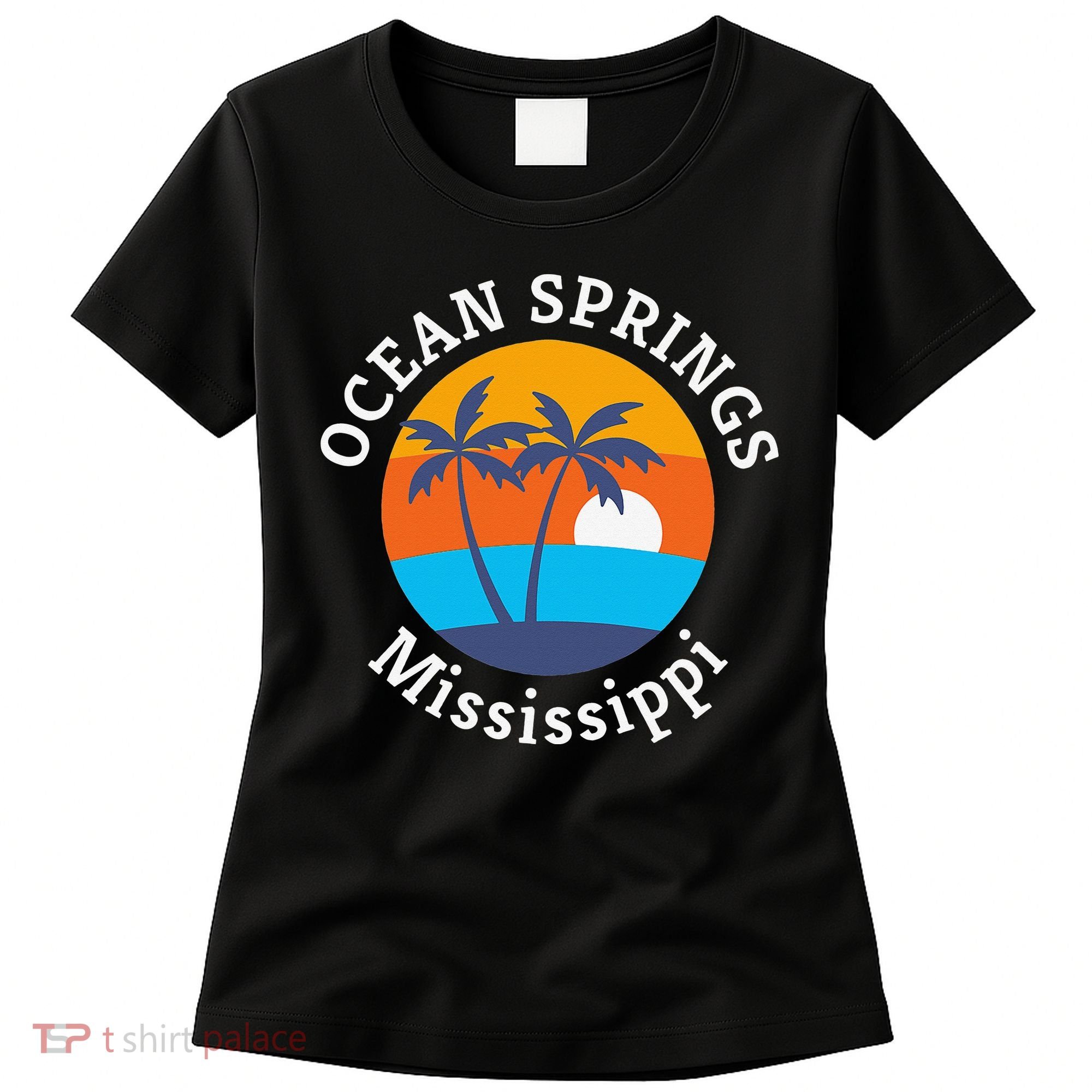 Ocean Springs Beach Mississippi Summer Vacation Souvenir Women's T-Shirt