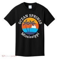 Ocean Springs Beach Mississippi Summer Vacation Souvenir Kids T-Shirt thumb 0