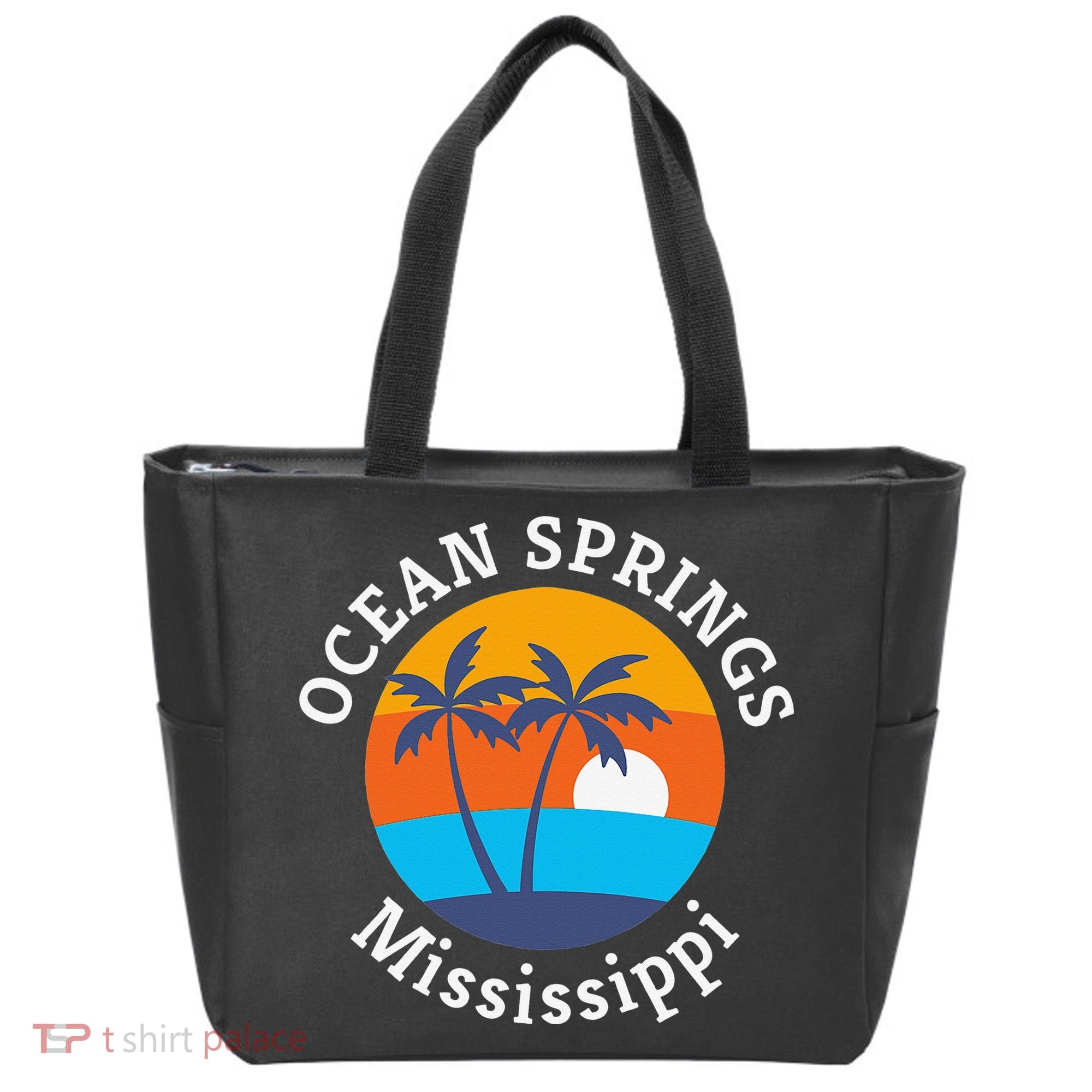 Ocean Springs Beach Mississippi Summer Vacation Souvenir Tote Bag