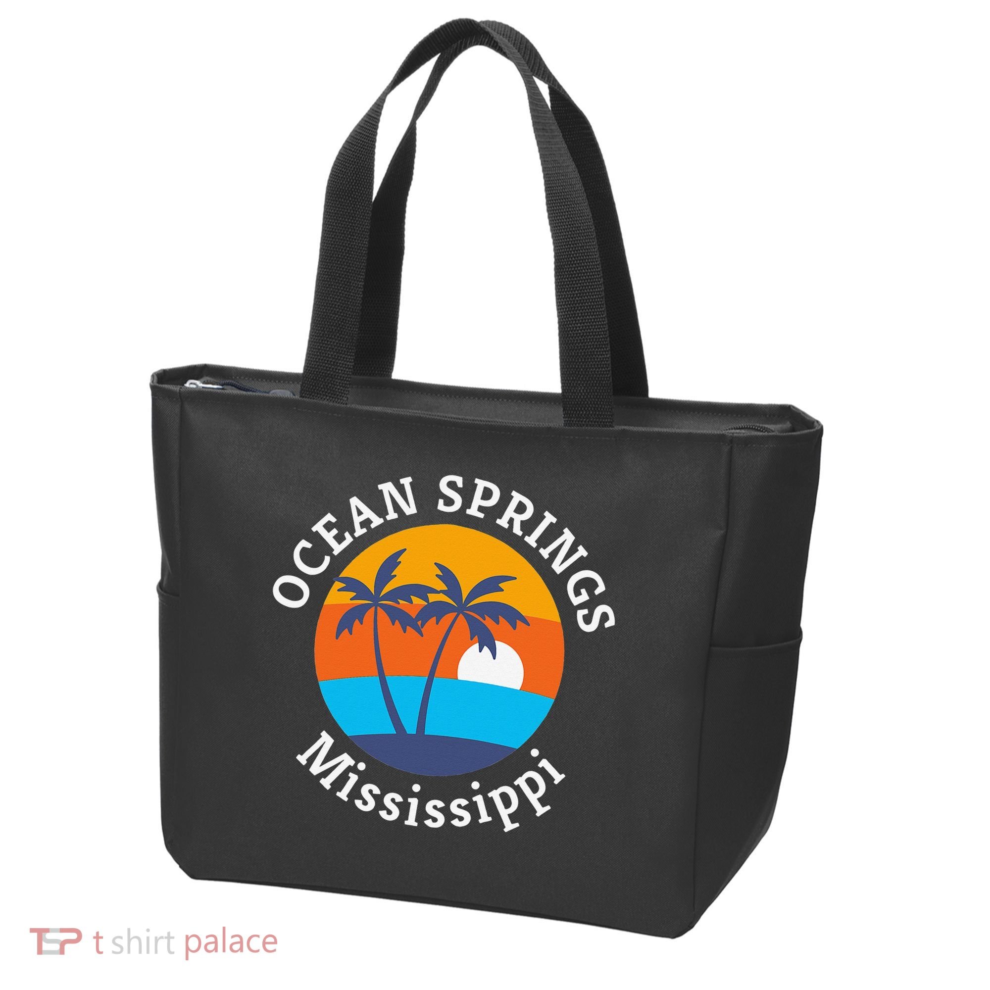 Ocean Springs Beach Mississippi Summer Vacation Souvenir Tote Bag