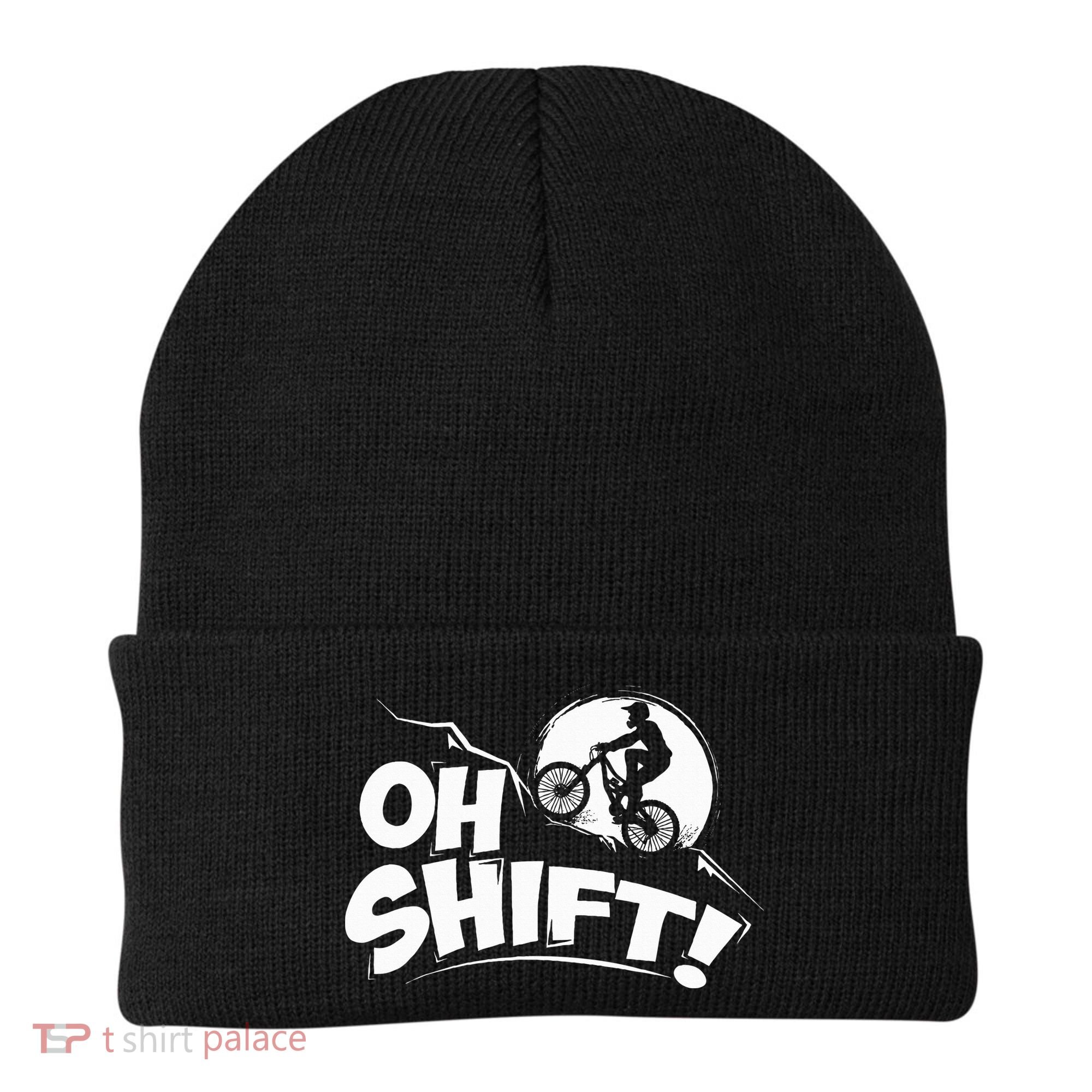 Oh Shift! Bicycle Gift For Bike Riders & Cyclists Beanie