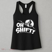 Oh Shift! Bicycle Gift For Bike Riders & Cyclists Women's Tank Top thumb 3