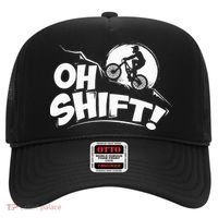 Oh Shift! Bicycle Gift For Bike Riders & Cyclists Hat thumb 0