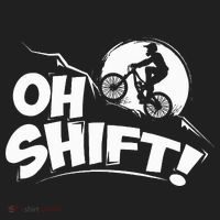 Oh Shift! Bicycle Gift For Bike Riders & Cyclists Hat thumb 2