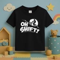 Oh Shift! Bicycle Gift For Bike Riders & Cyclists Toddler T-Shirt thumb 3